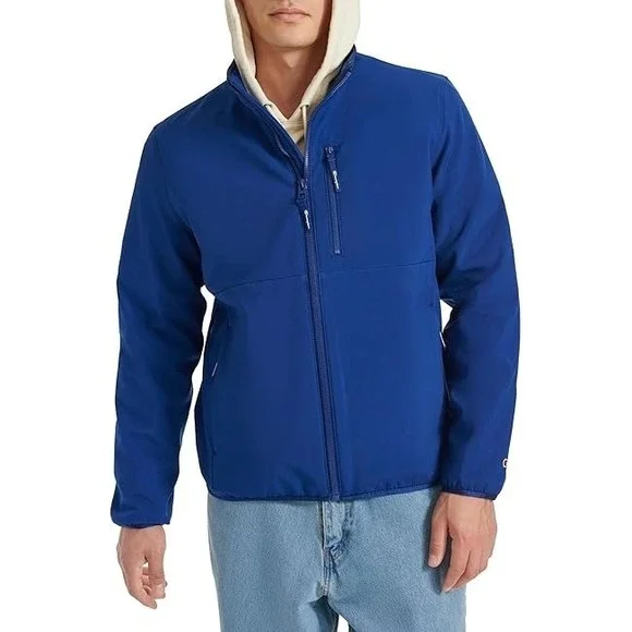Champion Men's‎ Jacket Large Blue – Lightweight Soft Shell Active Outerwear