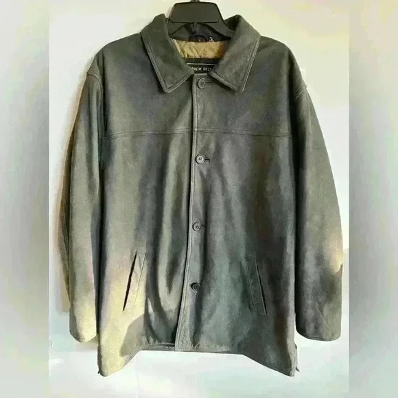 Andrew Fezza 100% Leather Coat
