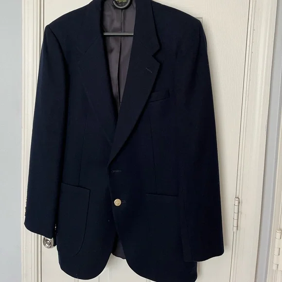 Men 100% Wool Jacket, Blazer Size 40R