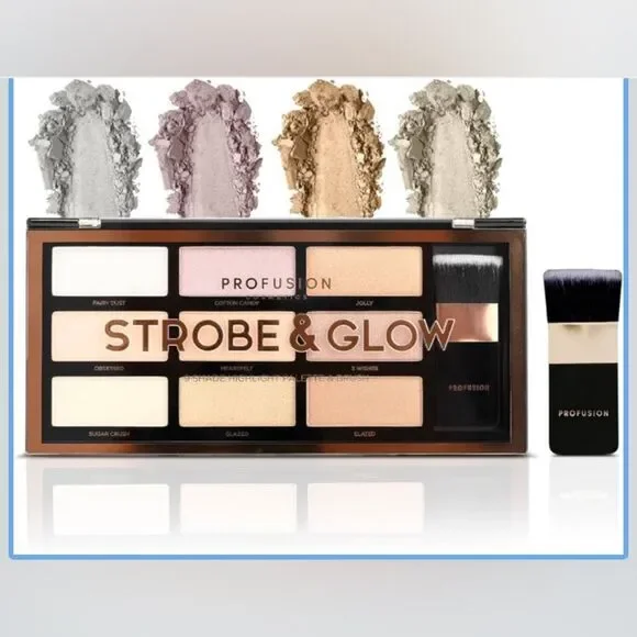 Profusion Cosmetics Sculp & Glow Palette with Brush