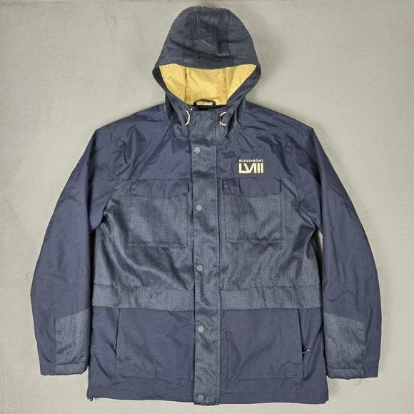 Super Bowl LVIII‎ Jacket Mens Medium Parka 2022 NFL Las Vegas Chiefs 49ers