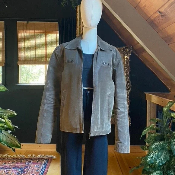Oiled Leather Jacket Vintage