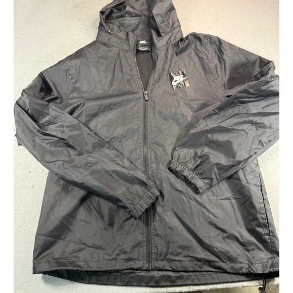 Nike Mens Windrunner Hooded Windbreaker Jacket Black AR2608-011 Large