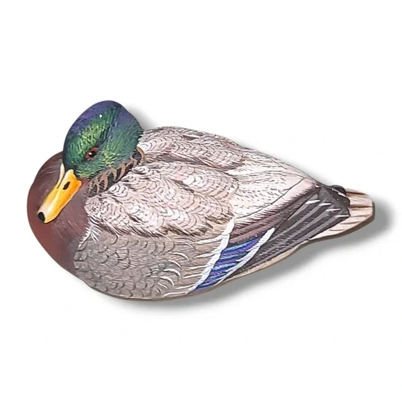 Ashley Gray Master Carver Mallard Duck Figurine Limited Edition Hand Painted 4
