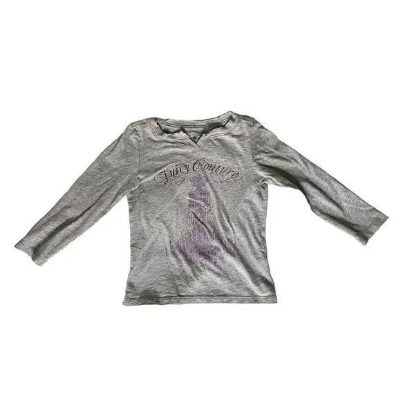 Juicy Couture Girl’s Long-sleeve T-shirt, Sz:4