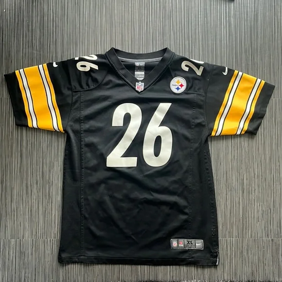 EUC Nike NFL Pittsburg Steelers Le'Veon Bell #26 TMC LIMITED JERSEY - Youth XL