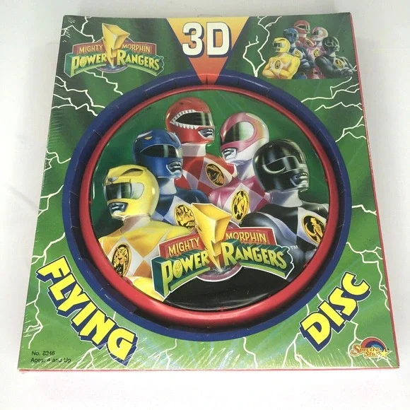 Vintage 1994 Power Rangers‎ 3D Flying Disc Spectra Star 9