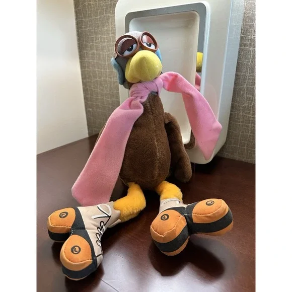 Aviator Bird Wallace & Bertie Co Plush Loon Crazy Roller Skating Stuffed 17