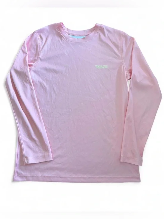 World Wide Sportsman Kids Long-Sleeve Crew Neck Top - Light Pink
