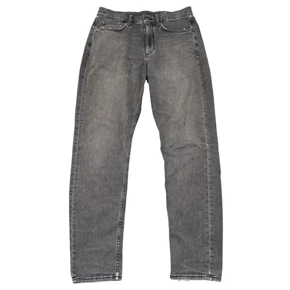 Rag & Bone Jeans Mens Size 30 x 32 Gray Denim Fit 2 Slim Distressed Casual