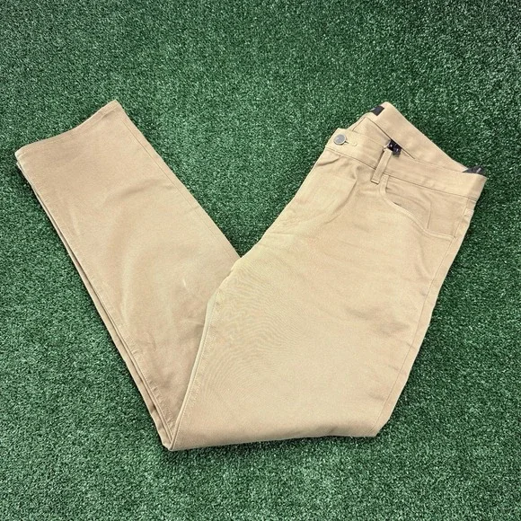 Theory Men's Denim Straight Slim Jeans Size 36x32 Brown