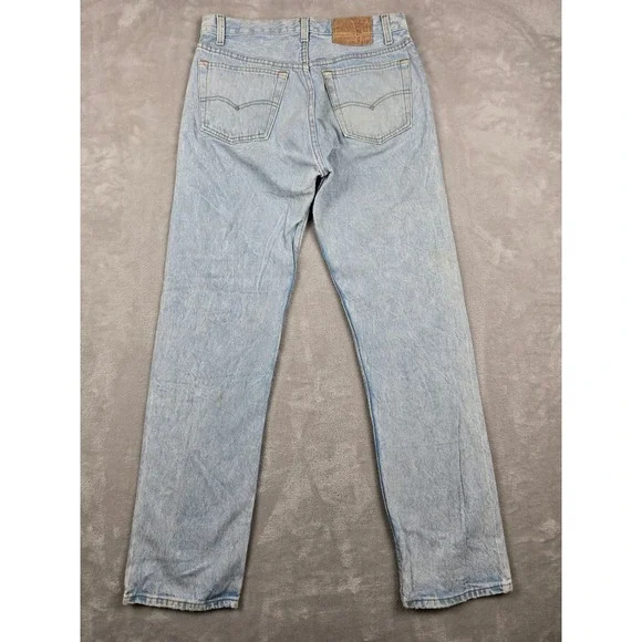 Vintage Levi's 501 Jeans Mens 32x32 Fit 31x32 Button Fly USA Made 80s *Read