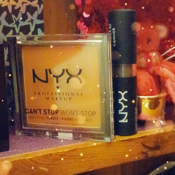 Nyx bronzer and lipstick