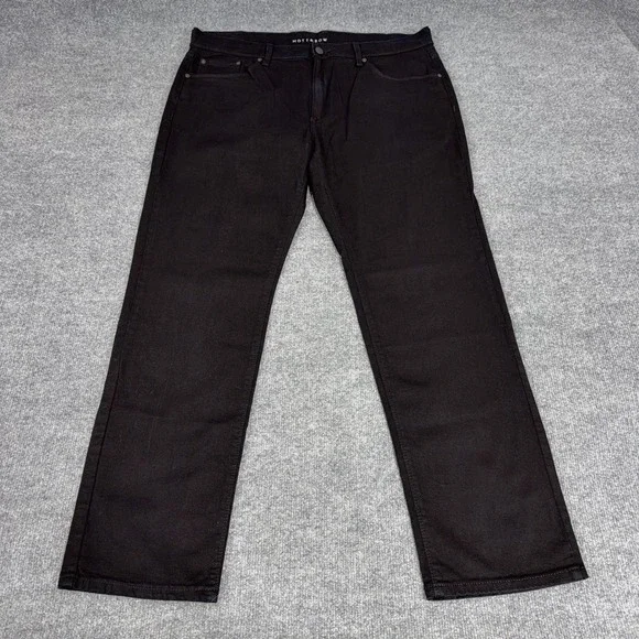 Mott and Bow Jeans Men 36x30 (FIT 38x31) Black Slim Jay Rins Stretch
