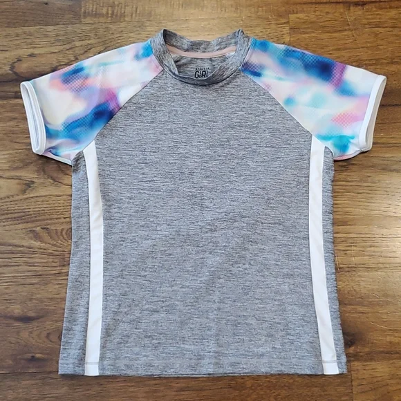 Girls Athleta girl gray active top size XL(14)