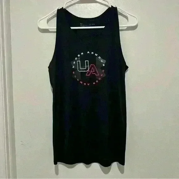Girls‎ Kids Youth Under Armour Black Tech Tank Top Size YLG