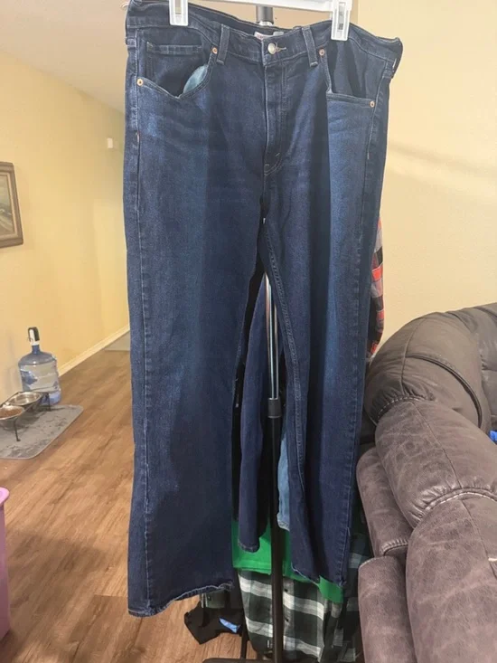 Levi's Men's Dark Blue Bootcut Jeans