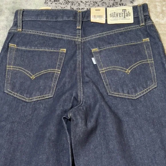 Levis Jeans SilverTab '94‎ Baggy Men Size 27x31 Blue Denim Dark Wash Skater NEW