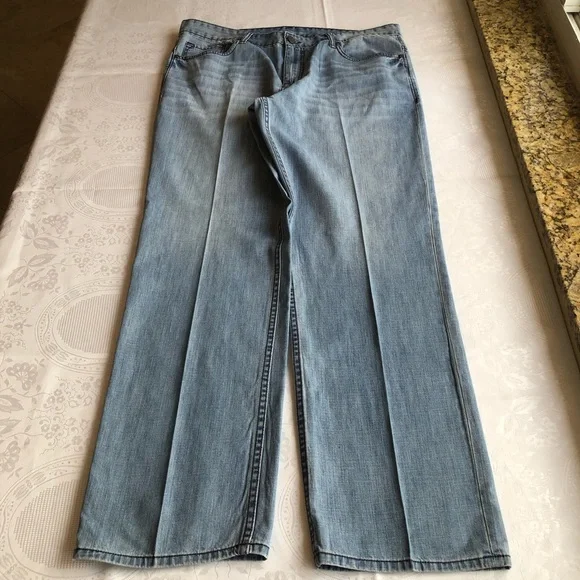 Calvin Klein Jeans Straight-Leg Regular-Fit Blue Denim Jeans Pants Men’s Size 38