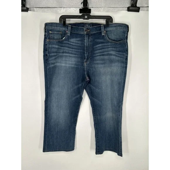 Lucky‎ Brand 181 Jeans Men 44x30 Dark Wash Blue Relaxed Fit Straight Leg Denim