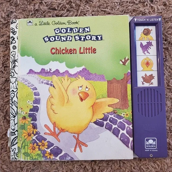 Little Golden Book Vintage Sound Story Chicken Little Tested And Works