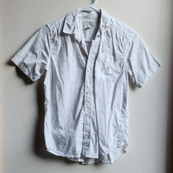 Children's Place White Button Down Shirt Size 10/12