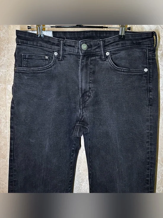 H&M (32x29 actual) Men's Black Jeans with Skinny Straight Fit