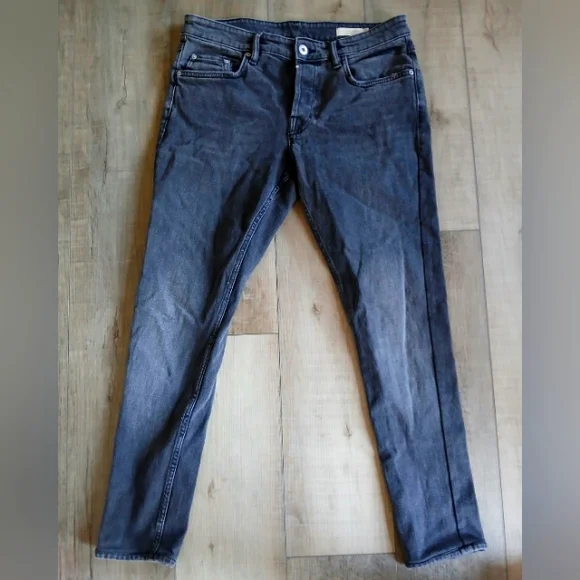 All Saints Men's Rex Slim Fit Denim Jeans Size 32x27