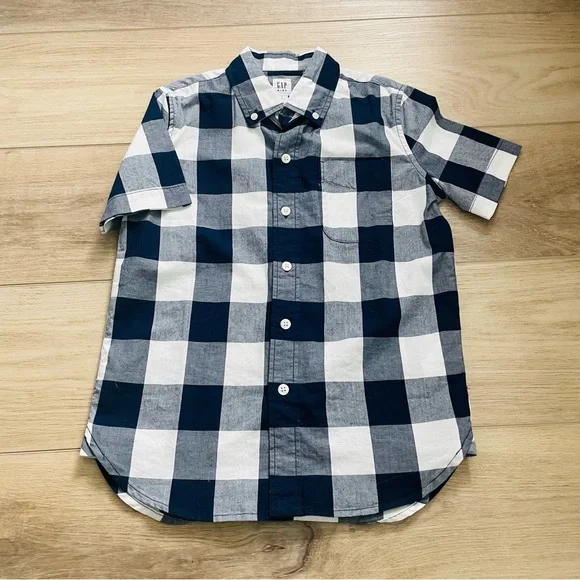 Gap S Button Up Shirt Buffalo Check