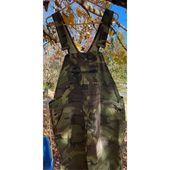 Camo Pointer Vintage Hiphop distressed Camouflage Overalls Pointer Brand Overval