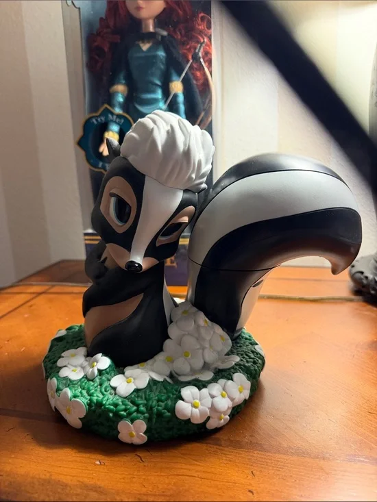 Disney Black & White Skunk Decorative Pet Figurine