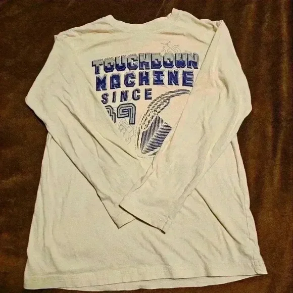 Childrens Place L 10/12  white cotton long sleeve t-shirt