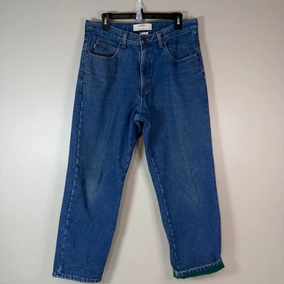 L.L.BEAN Mens 33x29 Double L Relaxed Fit Fleece‎ Lined Jeans Winter Utility Work