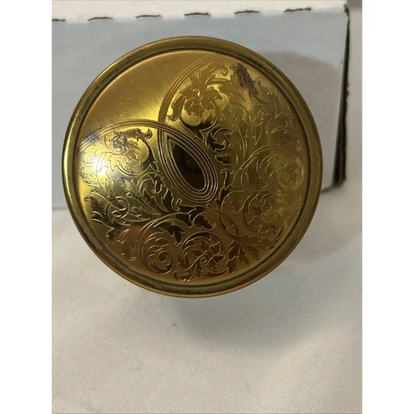 Antique‎ Art Nouveau Cold Cream Trinket Vanity Powder Jar USA Decorative Floral