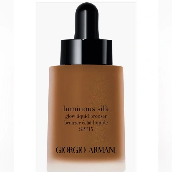 New in box Giorgio Armani Luminous Silk Glow Bronzer serum SPF15 SHADE 110 tan