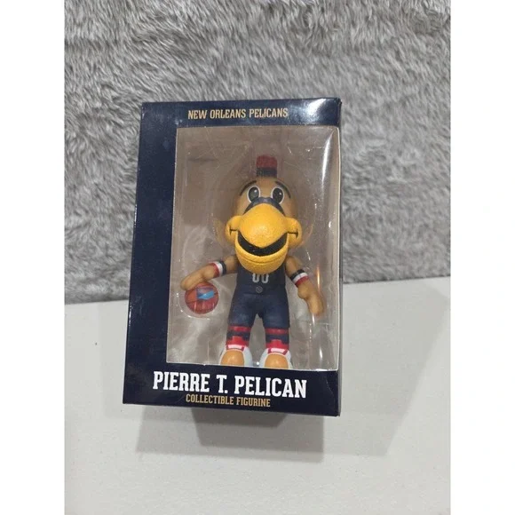 New Orleans Pelicans Pierre T. Pelican Mascot NBA Collectible Figurine