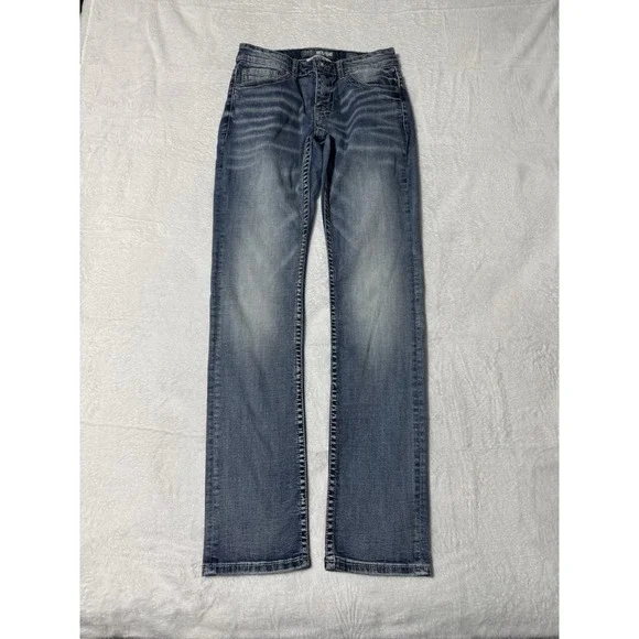 BKE Alec‎ Jeans Mens 27x32 Blue Medium Wash Straight Leg Denim