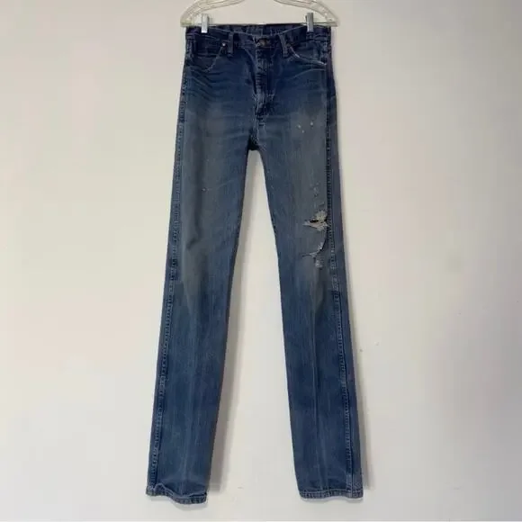 WRANGLER Vintage 80s 90s Patch Pocket Denim Jeans X-Long Tall Mens 33x40