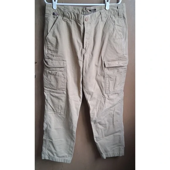 Carhartt FR Relaxed Fit Carpenter Pants Tan‎ 36x30 EUC