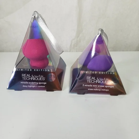 NEW Real Techniques Makeup‎ Sponge Set  Miracle Sculpting Mini Eraser