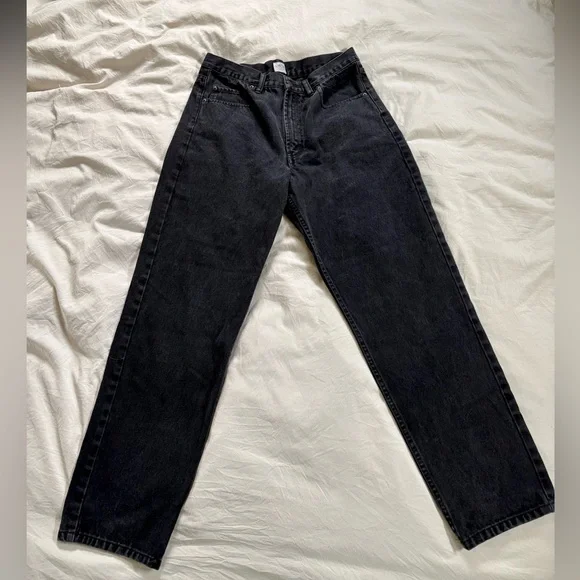 Vintage Cherokee Black Straight Leg Jeans size 33x30