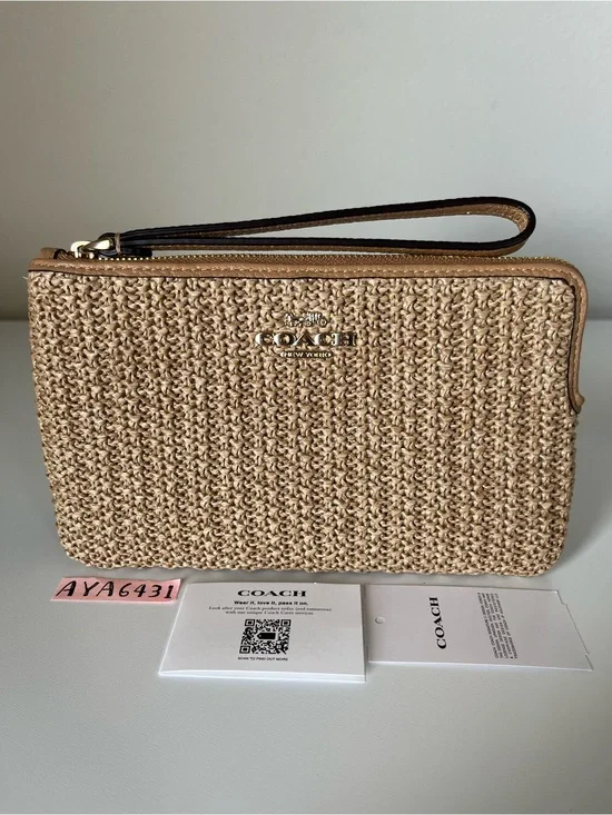 Coach Large Corner Zip Wristlet