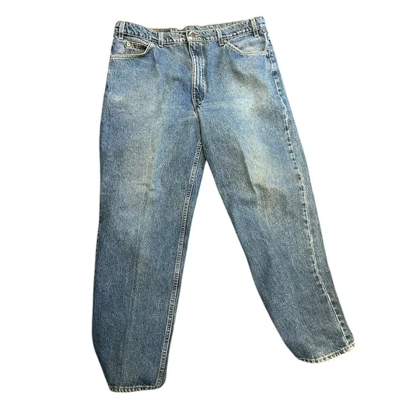 Levi's 550‎ Relaxed Fit Jeans Men's 42x32 Light Wash Denim Blue Pants