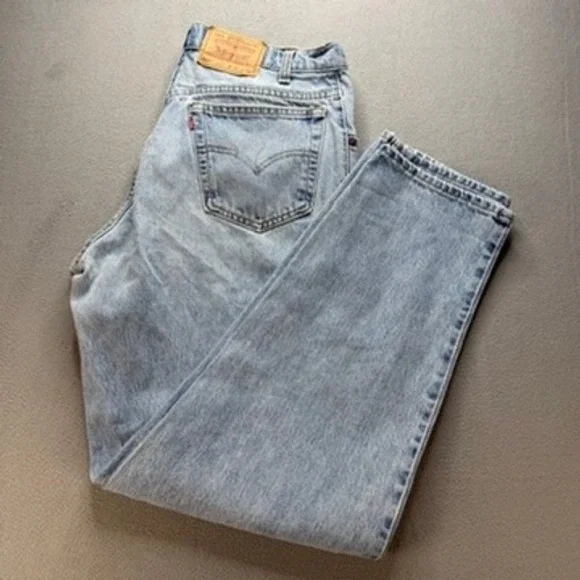 Levis 560 Jeans Loose Fit Tapered Leg 36x34 (FIT 34x32) Denim Vintage 90s Retro