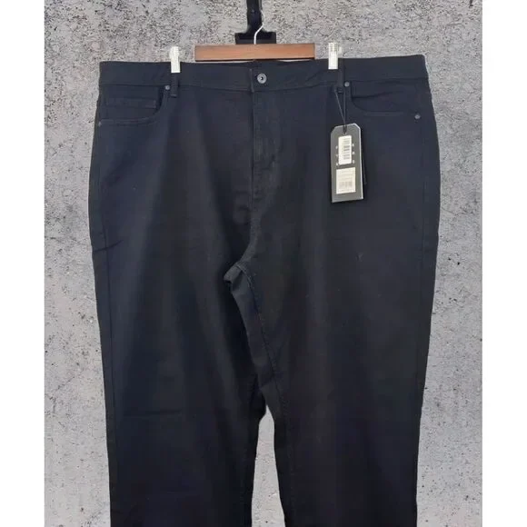 NWT The Perfect Jean NYC Size 48 Athletic Fit Bandit Black Stretch‎ 34