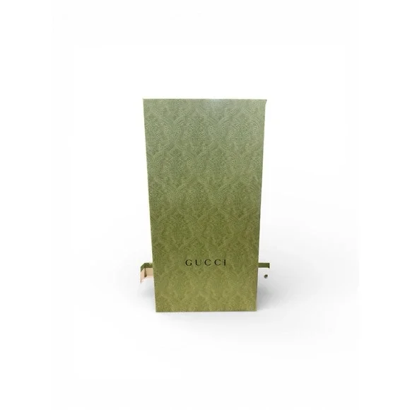 Gucci Empty Shoe Box Green Embossed Logo Luxury Storage Display 16x10x6