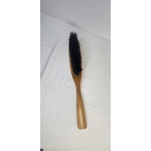 Vintage Wooden Shoe‎ Brush Made in USA Patent Marked Nylon Bristles