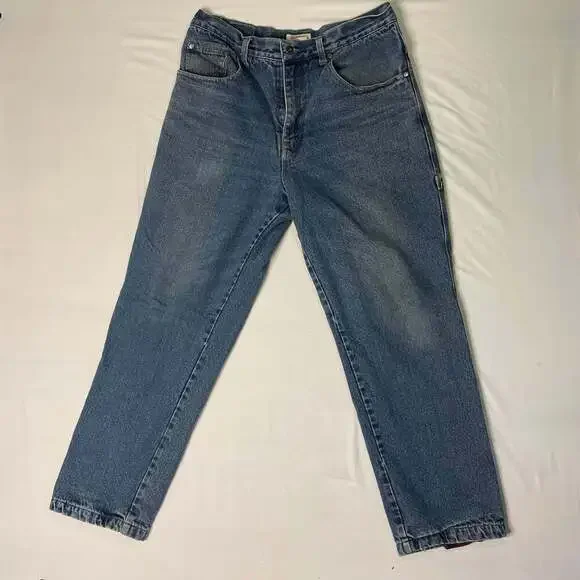 Boston Traders Vintage Lined Jeans Mens 34x30 Blue Denim Workwear