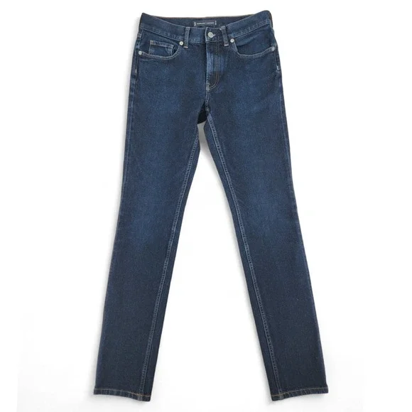 Everlane Mens Uniform Jeans 30x34 Slim‎ Fit Organic Cotton Stretch Dark Wash EUC