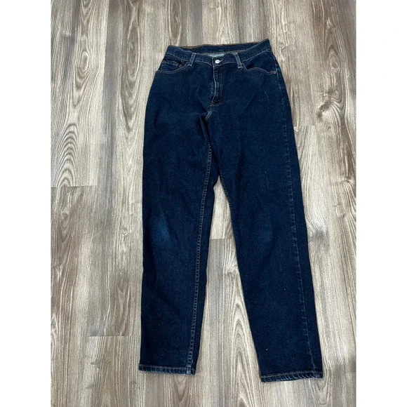 Levis 550 Relaxed Fit Tapered‎ Leg Jeans Mens 29x30 Dark Indigo Denim